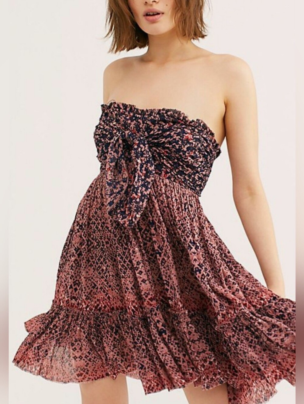 Free People One Bali Night Mini Dress Size Small New Without Tag!